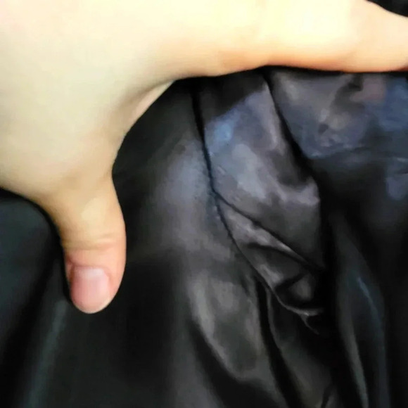 80's Vintage Karen, Charcoal Herringbone, Wool, Double Breasted, Car Coat Sz 14 - Picture 10 of 12